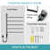 26.6"L x 16.3"W Heated Towel Racks For Bathroom, 180° Rotating Towel Warmer With Built-in Timer