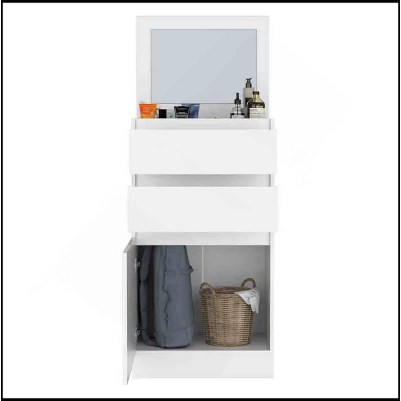 Commode Asturias, boîte à bijoux, Blanc