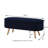 Oval Boucle Storage Ottoman Bench, Luxury Upholstered, Wood Legs, 350lb Capacity, Safety Hinge-916413798