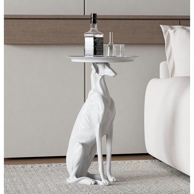 Table d'appoint moderne avec plateau décoratif