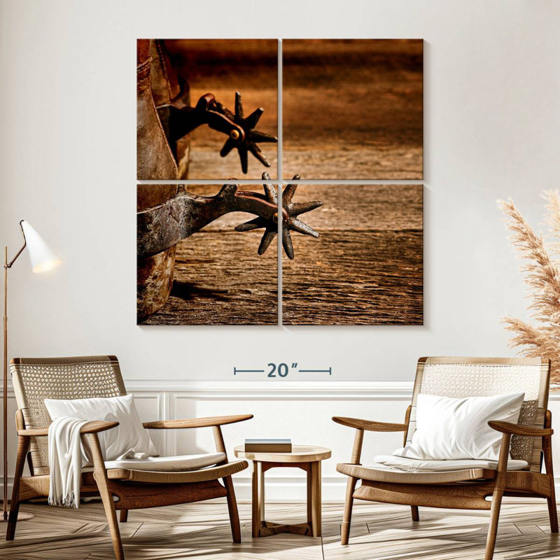 Lelar Cowboy Spurs, 57" H x 57" W