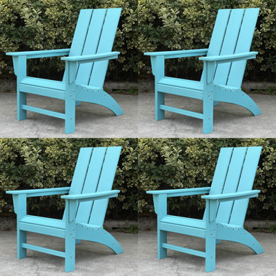 Barbour Greenture Plastic/Resin Adirondack Chair by Rosecliff Heights