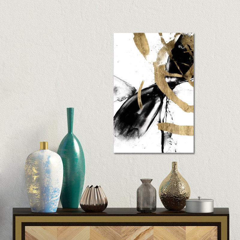 Sliced Vortex I- Gallery-Wrapped Canvas Giclée, 18" H x 12" W