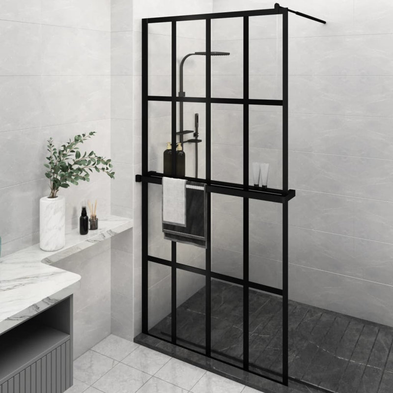 Cabine de douche rectangulaire encadrée l 46,5 po H 76,8 po
