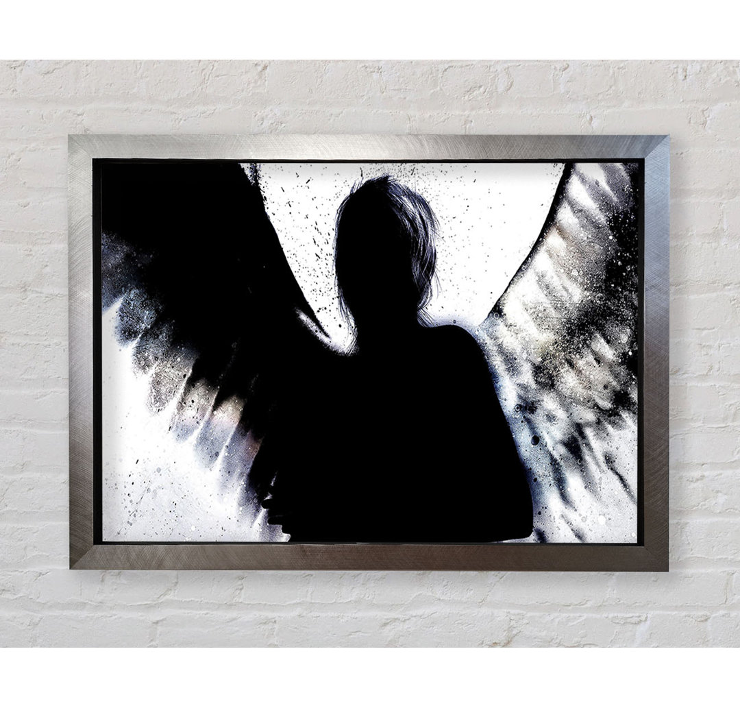 Gerahmtes Wandbild Angel Shadow