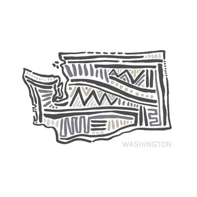" Washington " by Statement Goods Painting Print