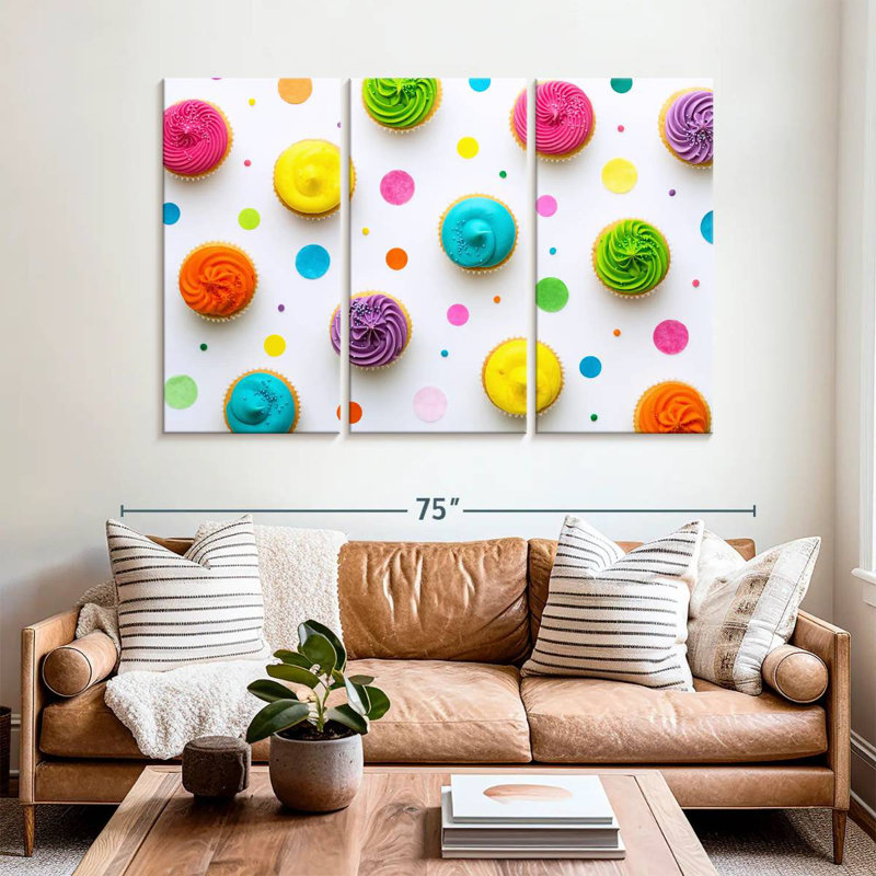 Yarlin Cupcakes, 24" H x 38" W