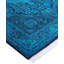 Overdyed Hand-Knotted Wool Modern-Contemporary Blue Area Rug 3' 3" x 5' 2"
