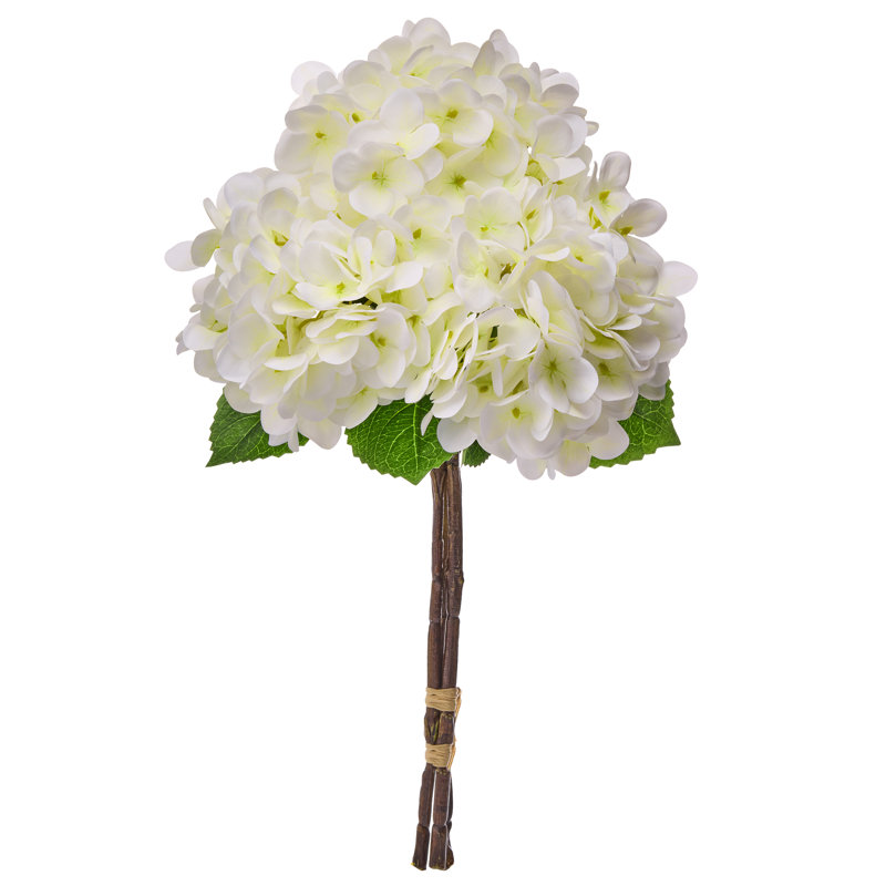 Ensemble d'hortensias 18 "Pe, Bouquet d'hortensias blanc Pe