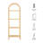 Vexley Tall Narrow Arched Bookshelf-115213846-115213848