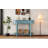 Elegant Retro Console Table With Curved Design & Smooth Glaze-1706548425
