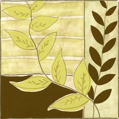 Patchwork Garden II by Jennifer Goldberger - Wrapped Canvas Painting