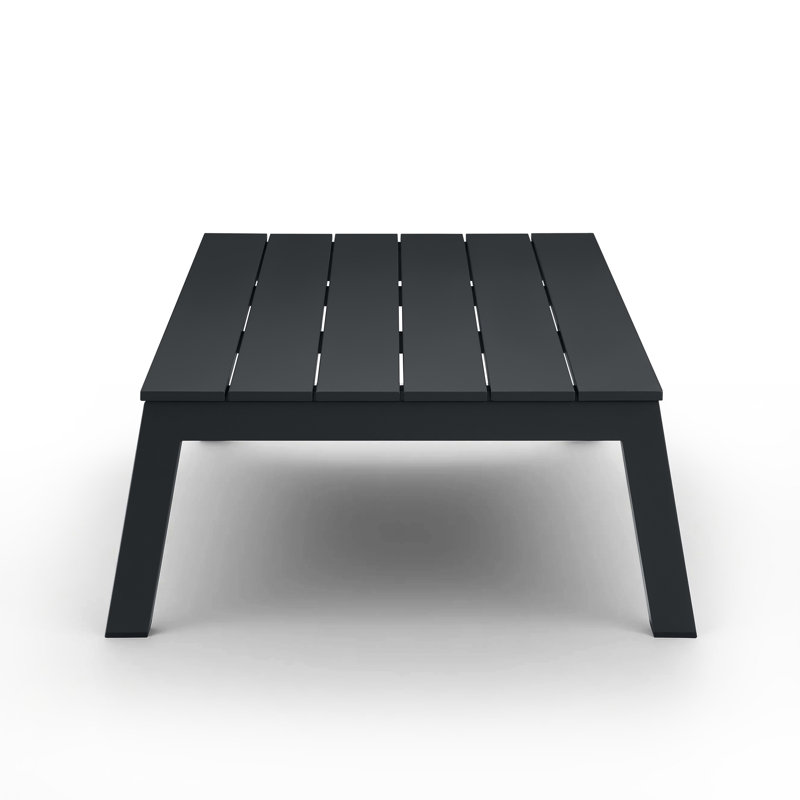 Table basse d'extérieur Burchfield, Slate Black