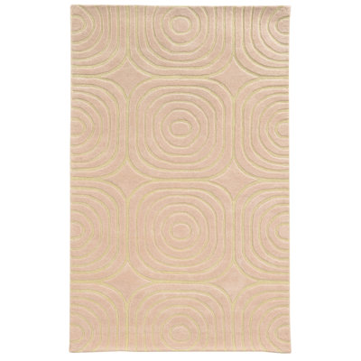 Optic Hand Tufted Wool Geometric Indoor Rug