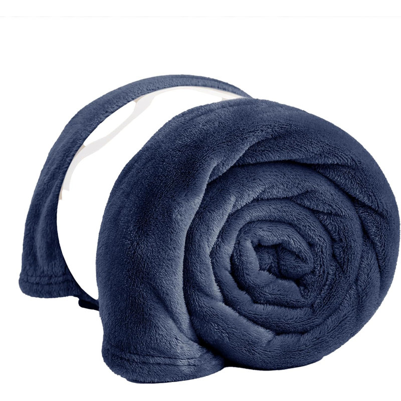 Prime Linens Weighted Throw Blanket, King, Navy
