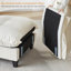 Canapé modulaire 107 pouces 3 places Cloud, assise profonde, revêtement en chenille-833552578