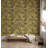 Botanical Elegance Vibrant Golden Grove Removable Wallpaper