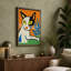 Serene Cat Modern - Print-136731846-136731844