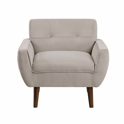 Upholstered Accent Chair Tufted Contemporary Armchair Comfy Chair