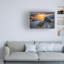 Art mural sur toile tendue - Art mural de Rick Berk «Spring Sunrise in Ogunoust» pour le salon, la chambre à coucher ou le bureau - 30 x 47