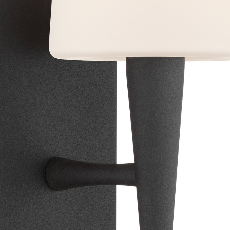 Aysegul 5'' Black Forged Sconce, Black