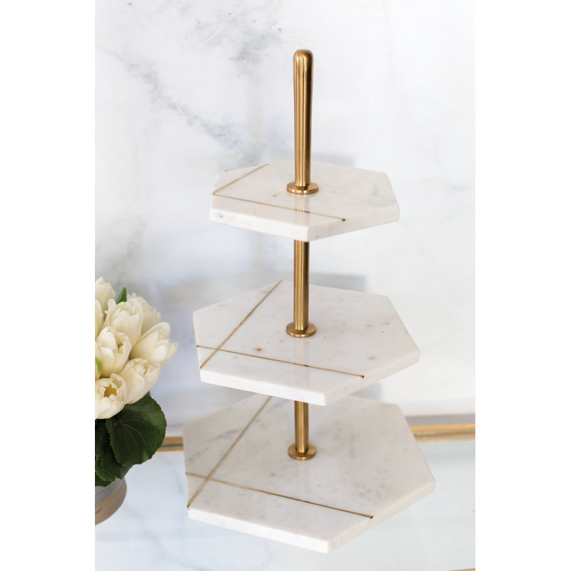Marble Tiered Stand