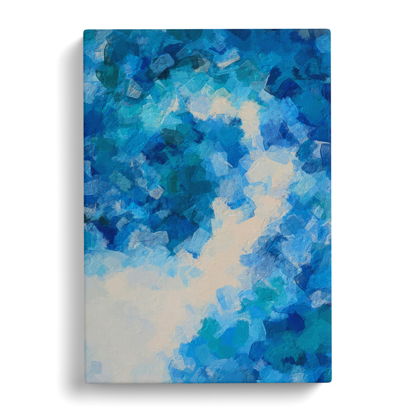 XV1022-4412X Take Action Abstract - Print, Wrapped Canvas, 50cm H x 35cm W, No Matte