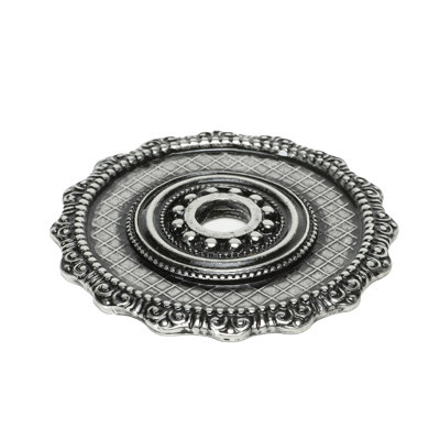 Oracle large round escutcheonin Oil Rub Bronze