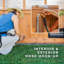 Backyard Discovery Willow 9 ft. x 6 ft. Cedar Greenhouse with PowerPort™