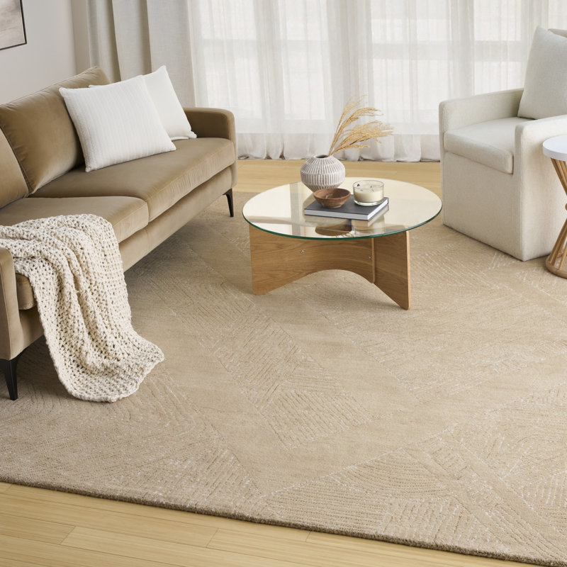 Tapis d'intérieur moderne DCLY, Rectangle 8 pi 6 po x 11 pi 6 po