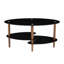 Table basse ovale en verre-126257063-126257062