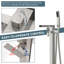 Robinet de baignoire autoportant avec pomme de douche à main Topcraft-114775094