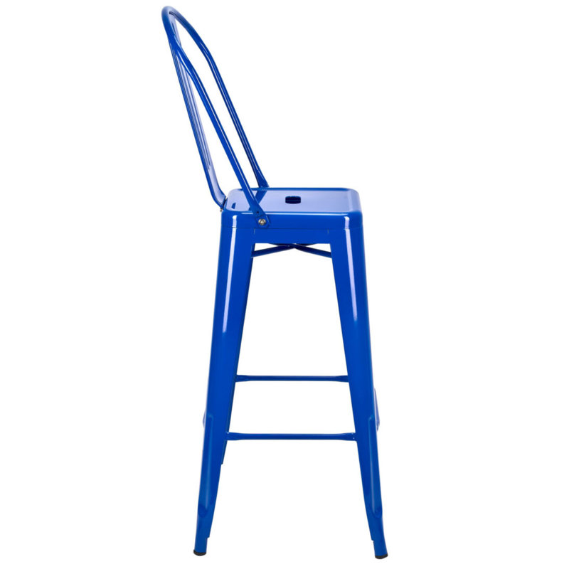 Tabouret de bar en métal Hi Chivari, Île Seymour Nord, Galapagos