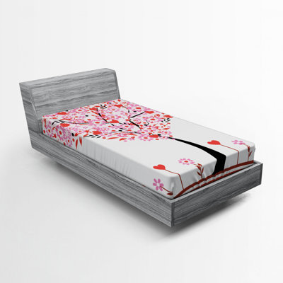 Drap-housse floral saint valentin