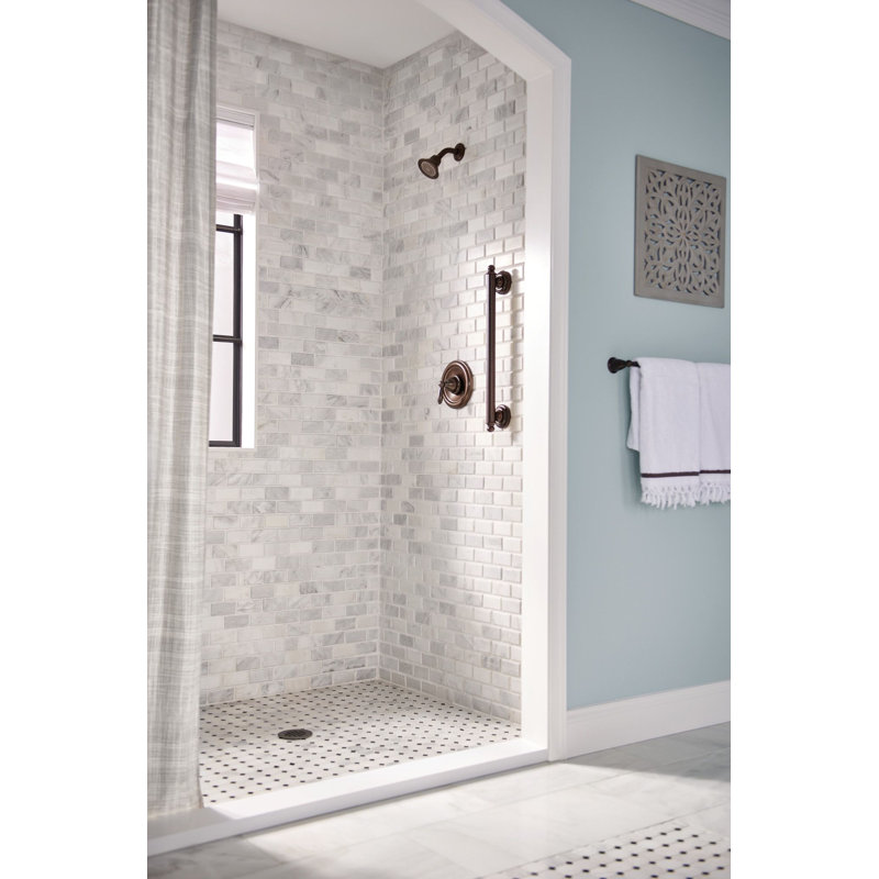 Brantford Grab Bar, 1.25" H x 18" W x 1.25" D, Oil Rubbed Bronze