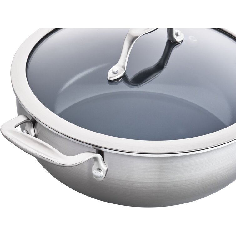 Zwilling JA Henckels Spirit 4.6 Qt Non-Stick Specialty Saute Pan with Lid &  Reviews