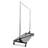 Arballo 60'' Metal Rolling Industrial Pipe Clothing Rack