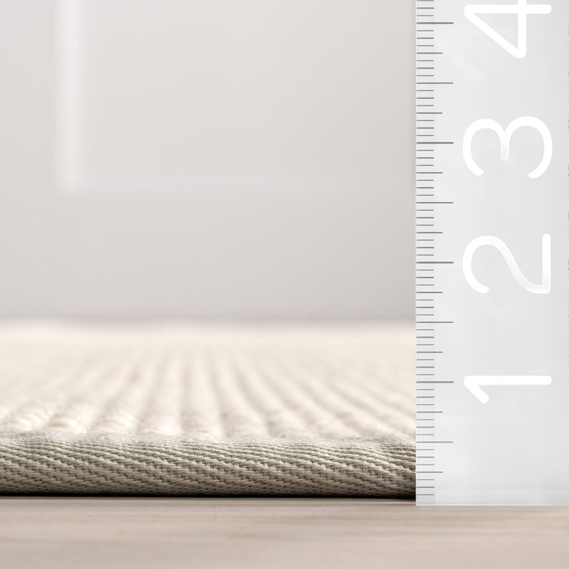 Monica Geometric Wool Area Rug, Runner 30" x 96"