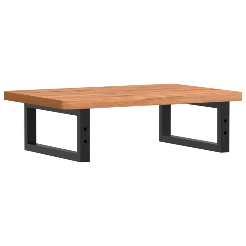 Bracket Shelf, Brown/Black, 17.5 cm H x 60 cm W x 40 cm D