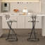 Ensemble de 2 tabourets de bar ronds, tabourets de comptoir rembourrés pour la maison-542682742