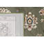 Tapis vert / ivoire Attell-29913059