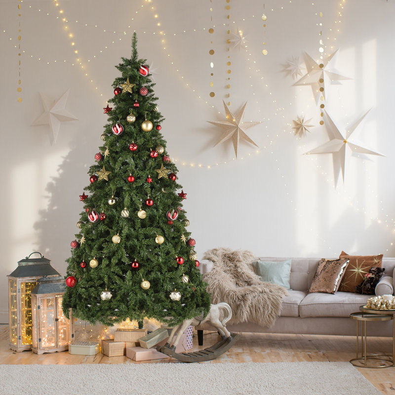 7.5' Lighted Pine Christmas Tree