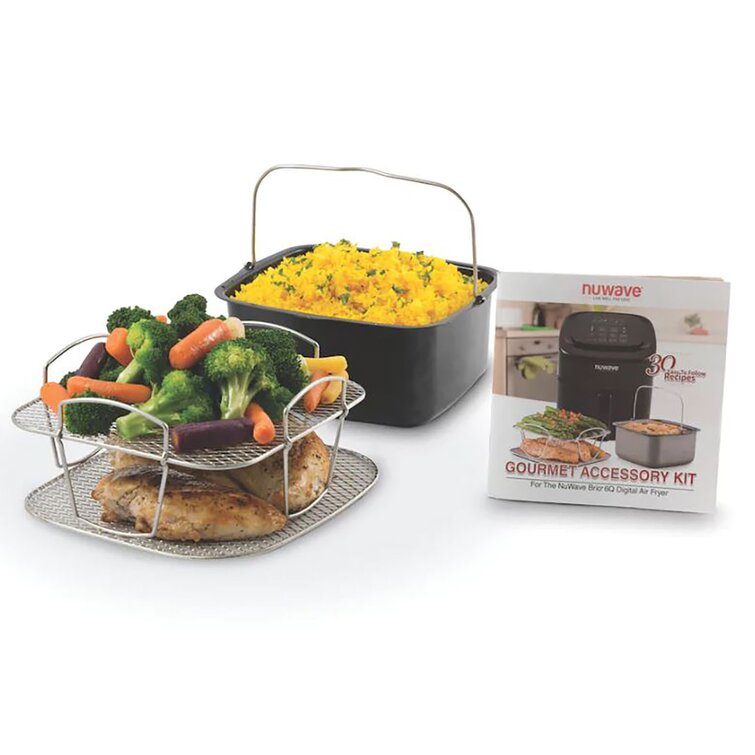 Nuwave Silver Cookware Set, 7 Piece 