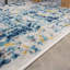Dreier Machine Woven Blue/Cream/Navy Indoor Rug-1330386260