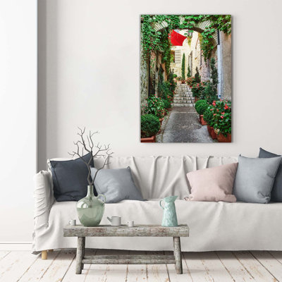 Streets Of France - Wrapped Canvas Print