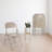 Letonia Metal Stackable Folding Chair Folding Chair Set