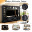 Meuble télé 102 po avec portes et tiroirs en verre pour téléviseur de 75 po ou moins 102 po-23324411