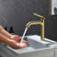 Robinet pour salle de bain à poignée simple-95753545