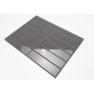 Hudson 2" x 8" Ceramic Mosaic Tile