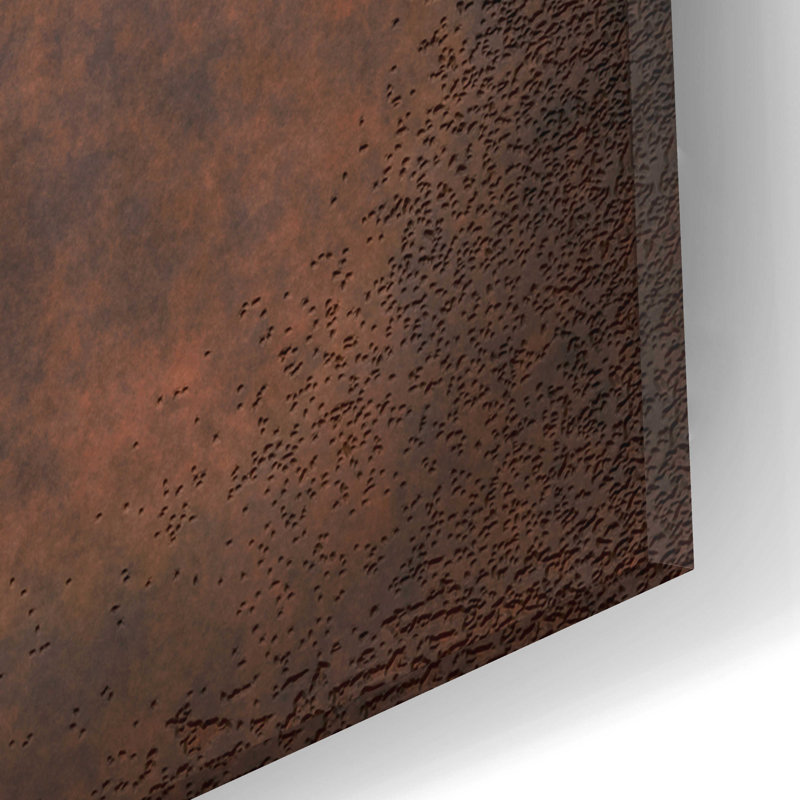 " Rusted Peace " by Andrea Haase, 12" H x 12" W x 0.13" D